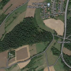 Goßfelden das erste Windrad