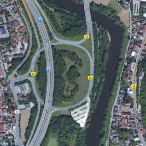 Lappersdorfer ( Kreisel ) Pendlerparkplatz