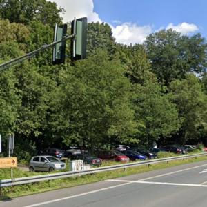 Mitfahrer Parkplatz A43