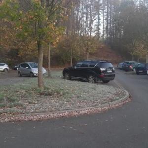 Parkplatz an der A43