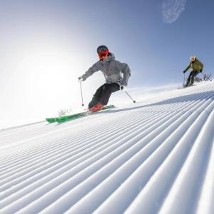 Ski fahren und Ski Urlaub