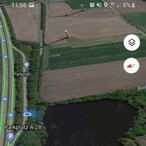 Autobahnparkplatz A28