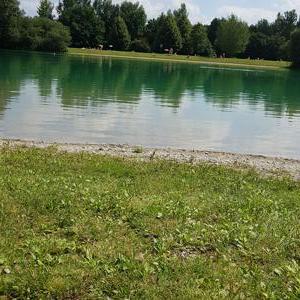 Langwieder See am Parkplatz