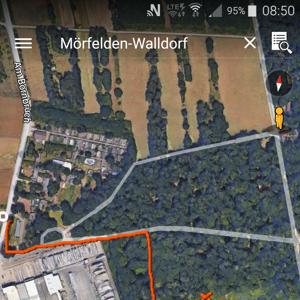 Bornbruchsee nähe A5 bei Mörfelden